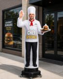 Male Chef Inflatable Waver