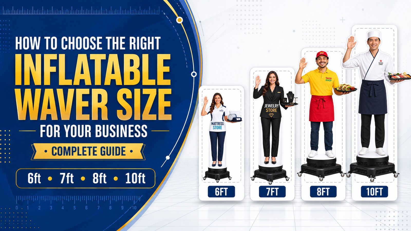 How to Choose the Right Inflatable Waver Size for Your Business
