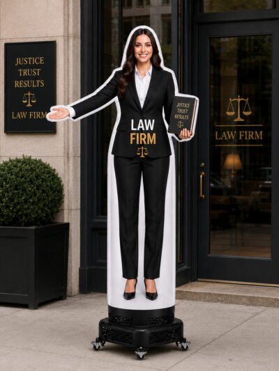 Female Law Firm Custom Waver Inflatable