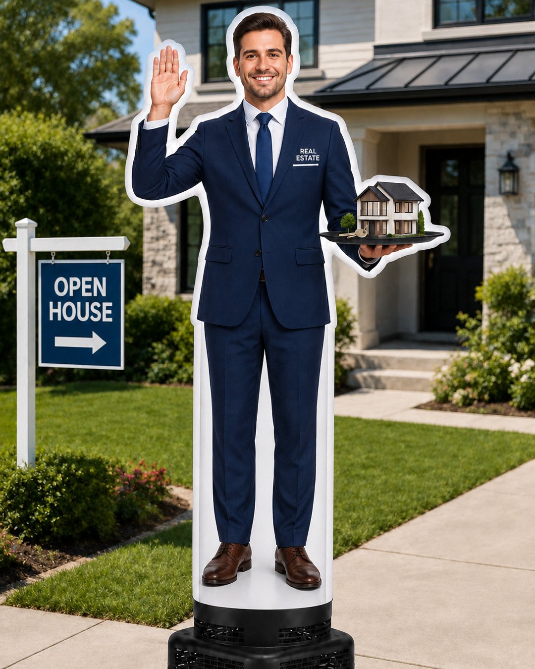 Male Realtor Inflatable Waver