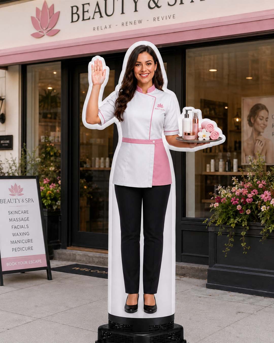 Female Spa Inflatable Waver