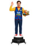 Male Toy Store Character Inflatable Waver