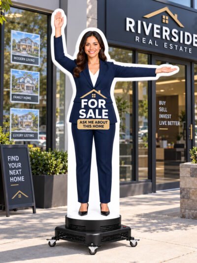 Female For Sale Realtor Custom Waver Inflatable