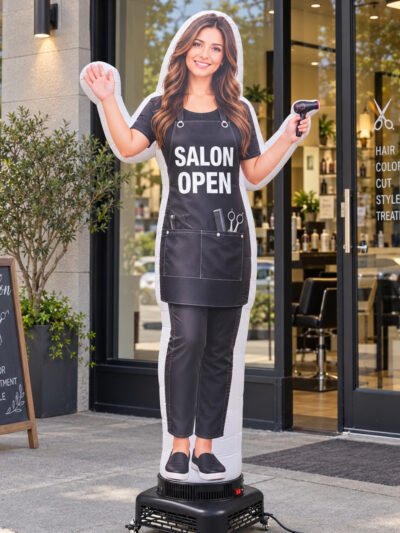 10FT Female Salon Open Custom Waver Inflatable